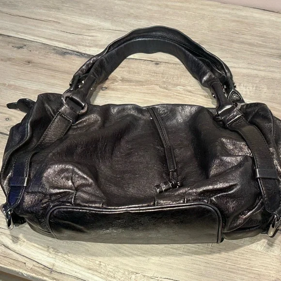 SOLD Celine Black Leather Bag - Picture 10 of 16